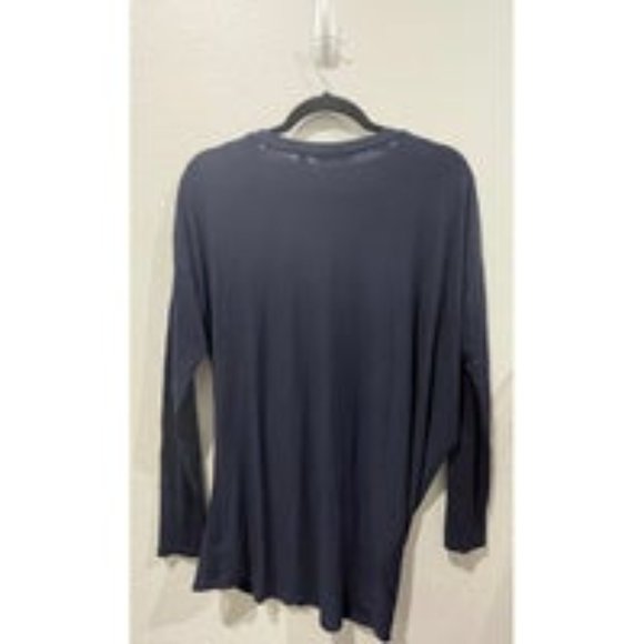 ATHLETA Navy Blue Asymmetrical Top - Picture 2 of 2